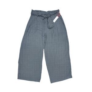 Elle Women's Black & White Polka Dot Pants - Size XL